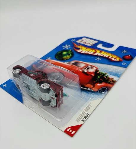 Hot Wheels 2008 Holiday Rods 52 CHEVY Red NEW in BLISTER !! Chase Car - Picture 5 of 8