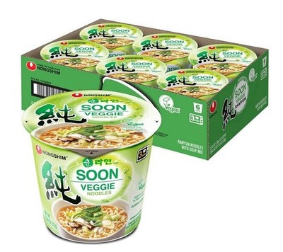 Nongshim Soon Kimchi Noodle Cup, 2.64 Ounce (Pack of 6)