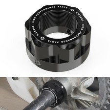 NICECNC Rear Axle Locking Lock Nut Aluminum For Yamaha Banshee 350 Blaster 200