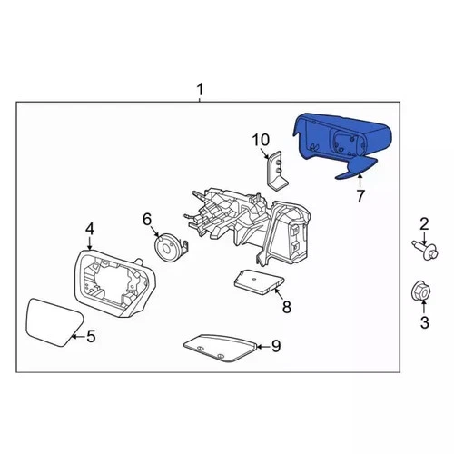 Genuine Ford Mirror Cover ML3Z17D742BA