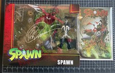 McFarlane Spawn Universe Deluxe Throne 7" Figura e Numero #250 Firmato da Capullo