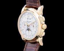 Patek Philippe 5970J-001 5970J Perpetual Calendar Chronograph 18K YG Silver Dial 3