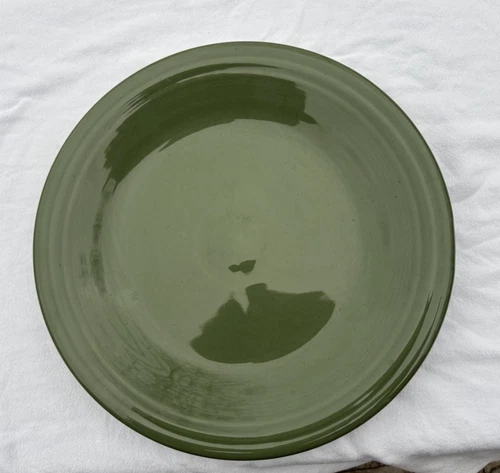 Post 86 Fiesta RetiredSage Green 10 1/2" Dinner Plate Very Good Used Condition