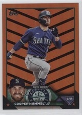 2023 Topps Update Orange & Black Foil Cooper Hummel #US295 0c2