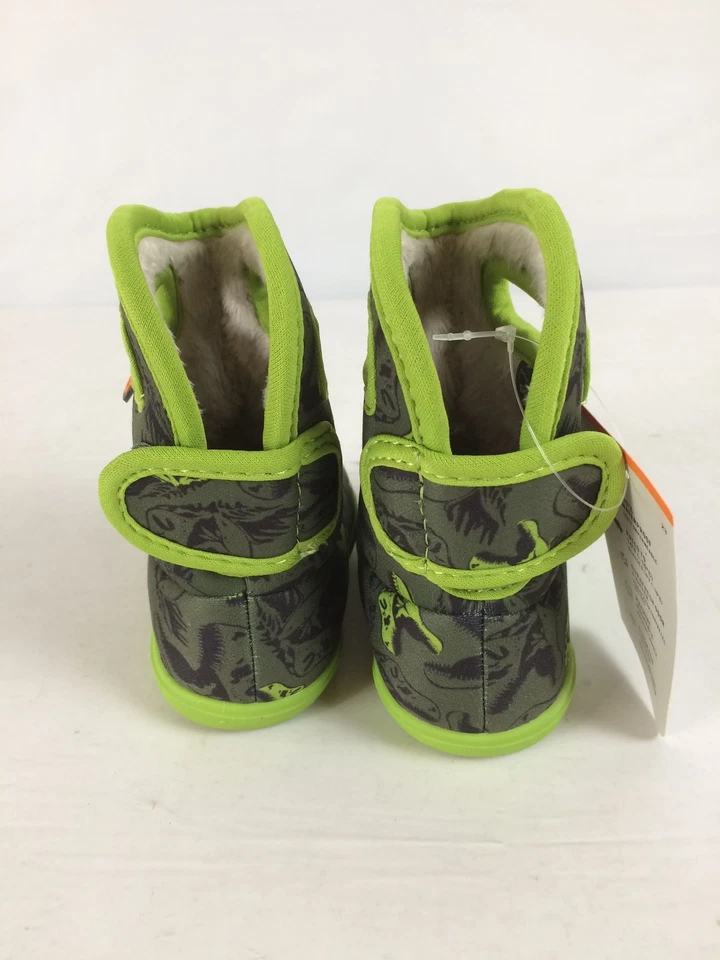 Excellent Bogs Baby Bogs II Cool Dino Botas de Lluvia para Niños Pequeños, Verde Oscuro Mul Foto 3 de 4