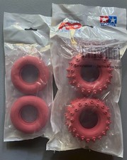 Tamiya RC PINK WATANABE Front and Rear Tire Set 1:10 Hornet  # 9804625 9804626