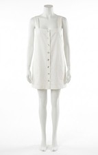 Show Me Your Mumu Everly Mini Dress White Linen