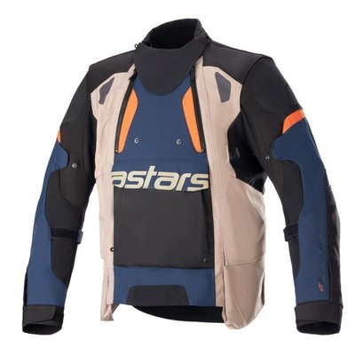 Alpinestars Harok Drystar Jacket dark blue dark khaki Gr. XXL Motorradjacke