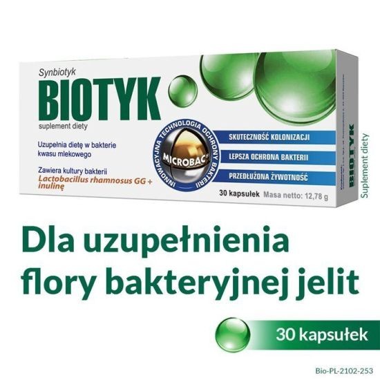 BIOTIC 400 mg 30 capsules