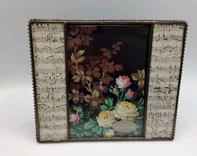 New Fringe Studio Culver City, CA Music 4x6 Picture Frame Beveled Glass Pretty!