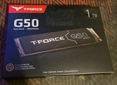 Team Group T-FORCE G50 M.2 2280 1TB PCIe 4.0 x4 NVMe SSD [New in Box]