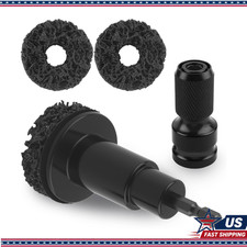 Wheel Hub Cleaning and Polishing Kit, 5PCS 3 Grinding Discs, 1/2 ImpaColor: 5PCS