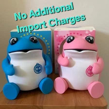 [N.I.]Hite Jinro Frog Toad Toy Figure Blue & Pink Couple Set Korea Soju Brand