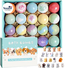 Bath Bombs for Kids with Surprise inside for Girls Boys Toddlers, 20 Pack Organi