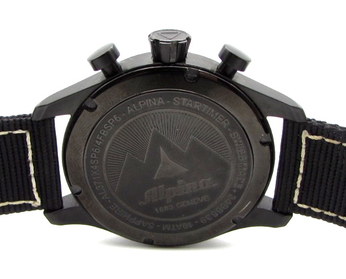 Alpina Startimer AL-371X4SP6 Quartz Chronograph 42mm Sapphire Crystal Day/Date