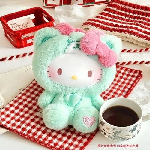 TOPTOY Hello Kitty Pijama de Peluche Serie Vinilo Peluche Colgante Caja Ciega Lindo Regalo - Imagen 22 de 24