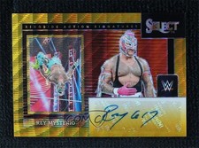2024 Panini Select WWE Gold Wave Prizm 3/5 Rey Mysterio #RA-RMY Auto 1co7