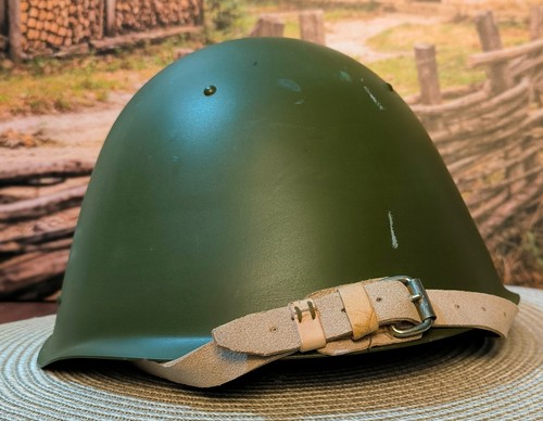 Helm SSh 68 WWII Original Russisches Militär UdSSR Sowjetische Armee - Bild 8 von 22