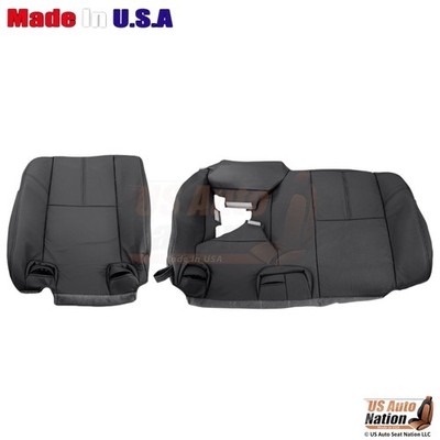 2007-2013 For Chevy Tahoe Leatherette 2nd Row Top Replacement Covers Ebony