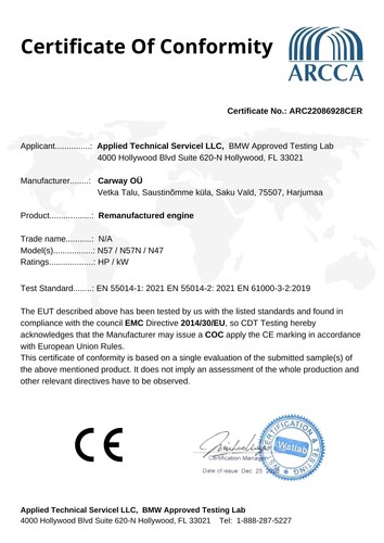 ✅✅✅ BMW Entièrement Réparé E70 X5 X6 30DX N57D30A Moteur 2180689 11002180689 - Photo 6 sur 13