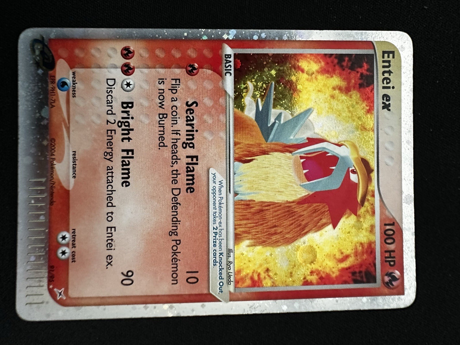 Entei EX 91/95 Team Magma vs Team Aqua 2004 Pokemon TCG HP