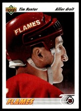 1991-92 Upper Deck French Tim Hunter Calgary Flames #221