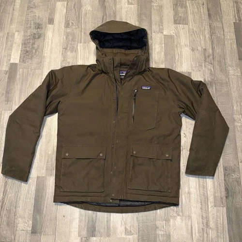 Patagonia Jacket Mens Med Brown H2No Wanaka Down Hiking Ski Outdoors Waterproof - product listing photo