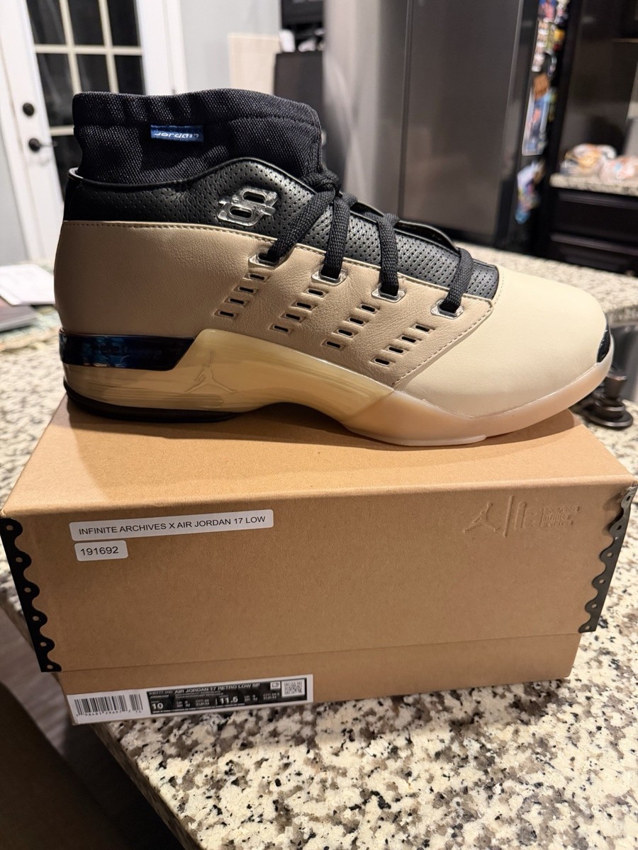 Infinite Archives x Air Jordan 17 Retro Low SP Size 10 Brand New