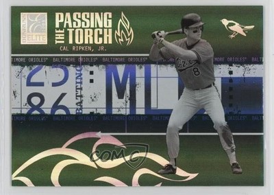 2005 Donruss Elite Passing the Torch Green /125 Cal Ripken Jr BJ Upton HOF a8r