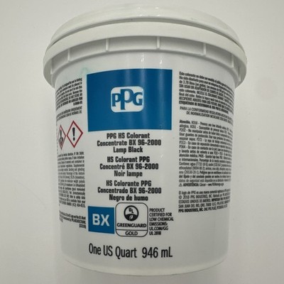 PPG HS Paint Colorant Concentrate BX 96-2000 Lamp Black