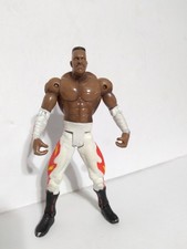 WCW Toybiz Booker T Ring Fighters Action Figure Harlem Heat White Attire WWF WWE