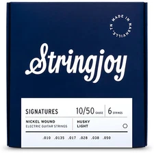 Stringjoy Signatures 6 String Nickel Wound Electric Guitar Strings 10 - 50