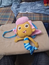 Bubble Guppies Molly Doll Plush 3D Backpack Kids Soft Bag Adjustable Straps CUTE
