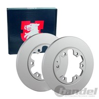 2X Jp Group Bremsscheiben Ø308Mm Voll Hinten Passend FüR Ford Transit