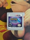 Pokemon Moon Nintendo 3DS Authentic Tested Working Cartridge Only USA