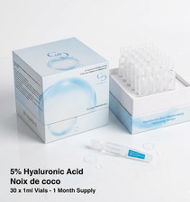 BIG SALE 60 PCs Hyaluronic Acid Serum Vials Ultra-Hydrating Glass Skin Treatment