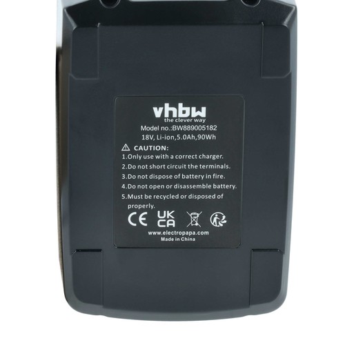 Batterie remplace Gesipa GES1679689 5000mAh 18V - Foto 5 di 9