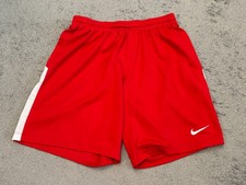 Nike Shorts Boys Small Red Basketball Gym Youth Waist Stretch Active