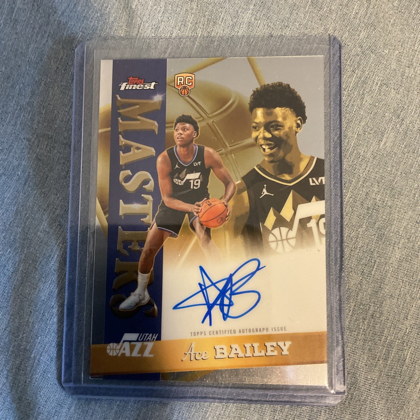2025-26 Topps Finest - Masters Autographs Ace Bailey #MA-AB (AU, RC)