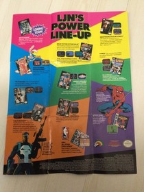 LJN WWF WRESTLEMANIA CHALLENGE NES 11x14 poster  Hogan Savage Warrior Andre the