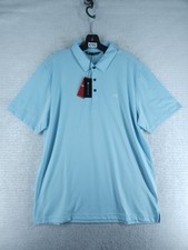 Travis Mathew Featherweight Golf Polo Shirt - Cory Blue New Size XL
