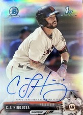 2017 Bowman Chrome Prospect Autographs C.J. Hinojosa #CPA-CH 23/499