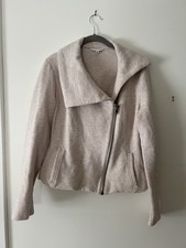 Women s Cabi Ryder Moto Jacket Quilted Asymmetrical Full Zip