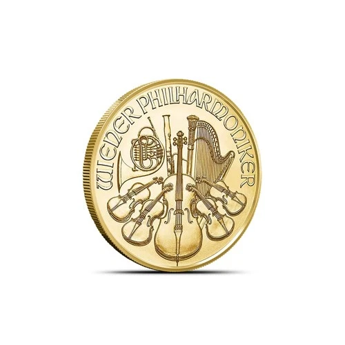 Photo of a 2026 Austrian Gold Philharmonic 1/10 oz from an eBay listing that sold on May 9, 2026