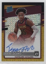 2020 Donruss Optic Choice Black Gold Prizm Signatures 6/8 Isaac Okoro Auto 10un