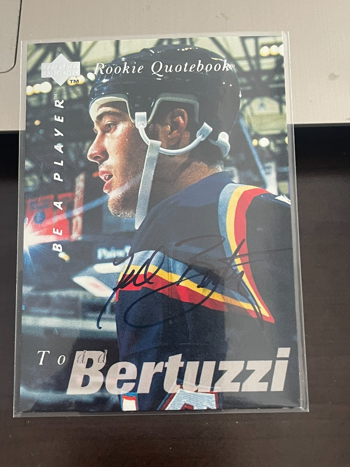 1995-96 Upper Deck Be A Player AUTO #S168 Todd Bertuzzi