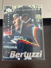 1995-96 Upper Deck Be A Player AUTO #S168 Todd Bertuzzi