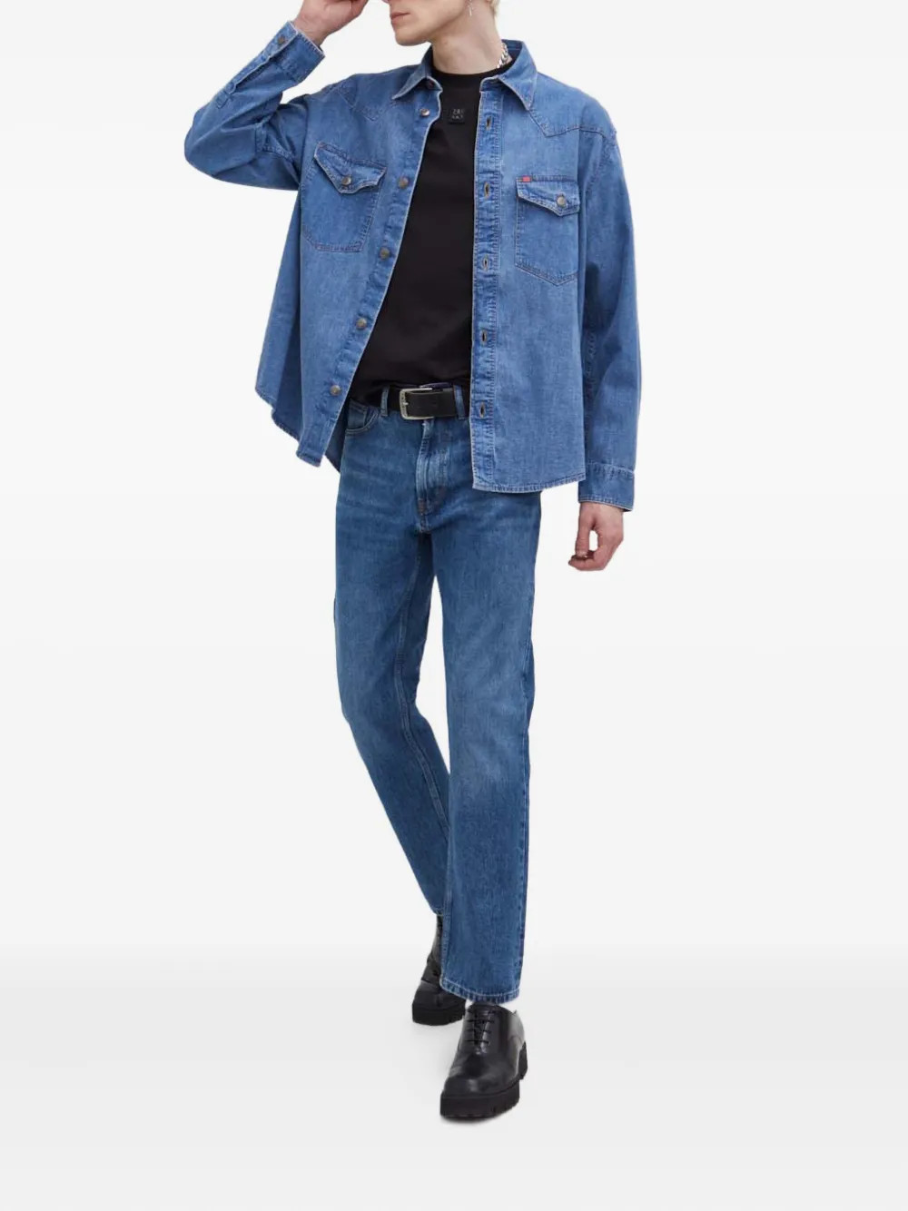 HUGO pocket button-up shirt  Size M thumbnail 2