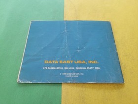 Karate Champ Nintendo NES Manual Only ~ Instruction Booklet