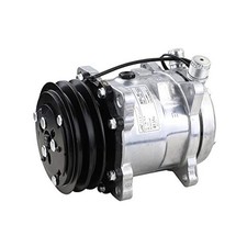 Universal A/C Compressor with 2PK Clutch SD 507 Style 5H11 R134a V Belt 12V